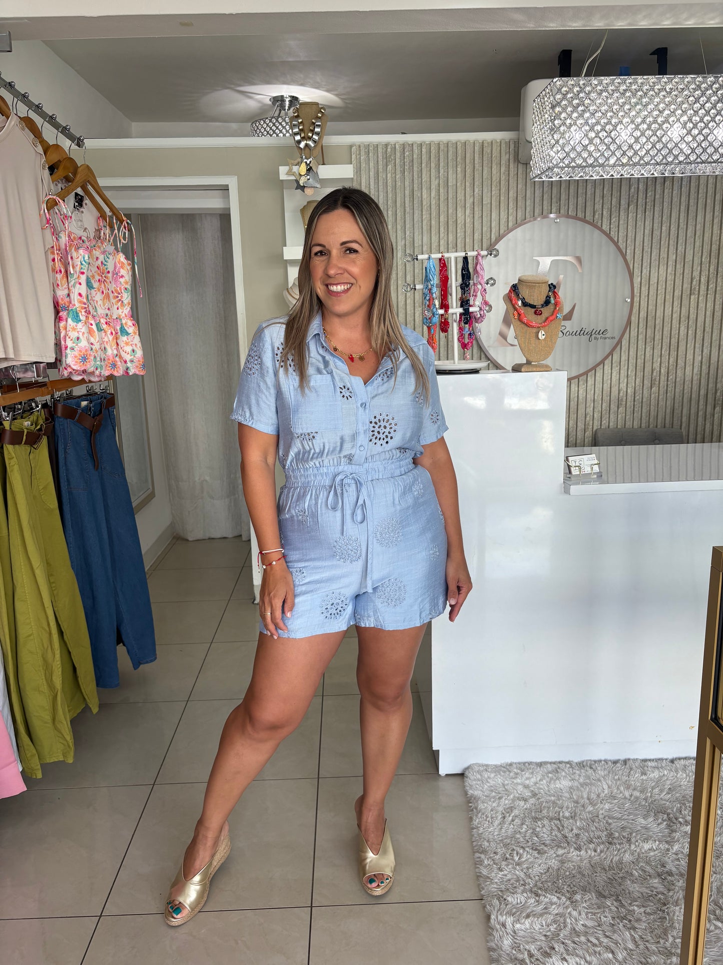 Romper Baby Blue