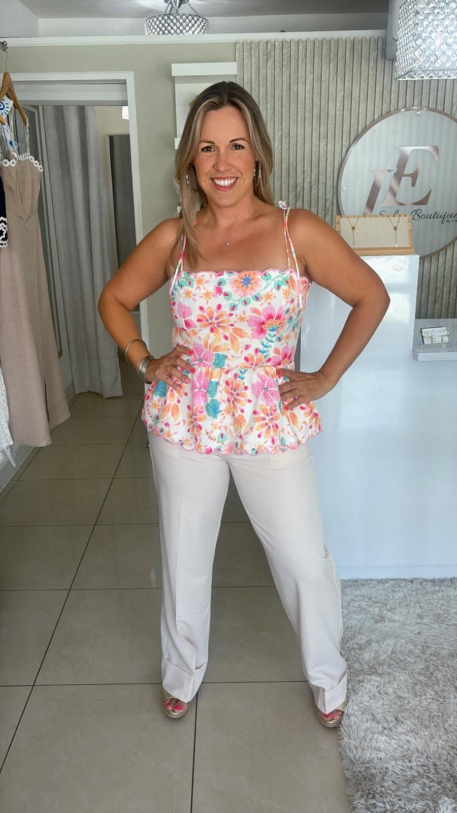 Floral Summer Top