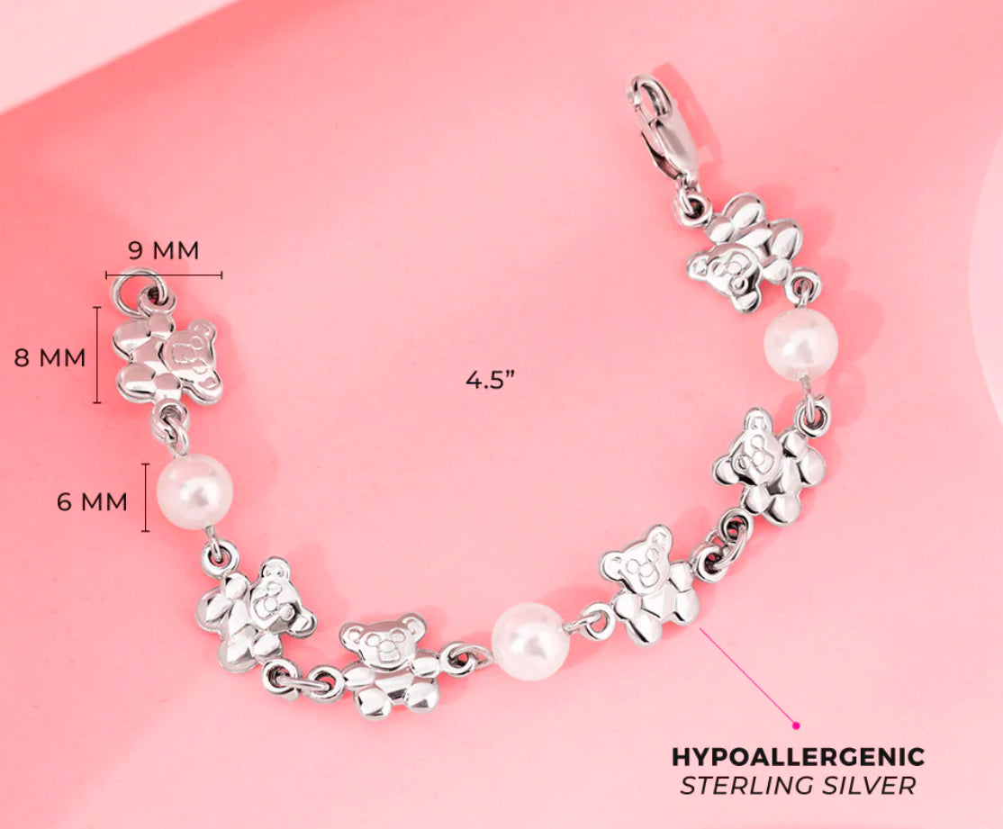 Bear & Pearl Bracelet