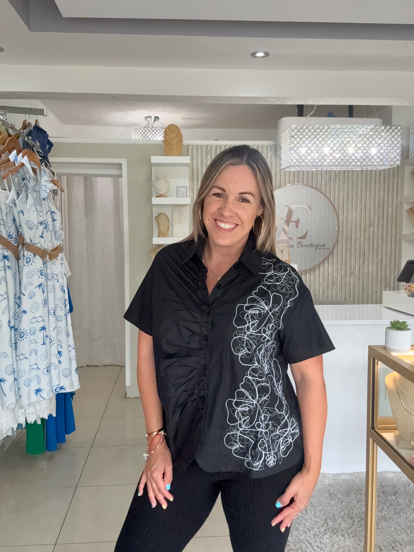 Top Nancy Black
