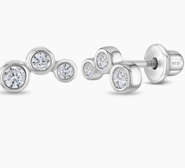 Bezel climber Earrings