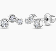 Bezel climber Earrings