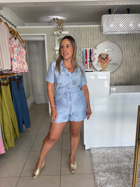 Romper Baby Blue