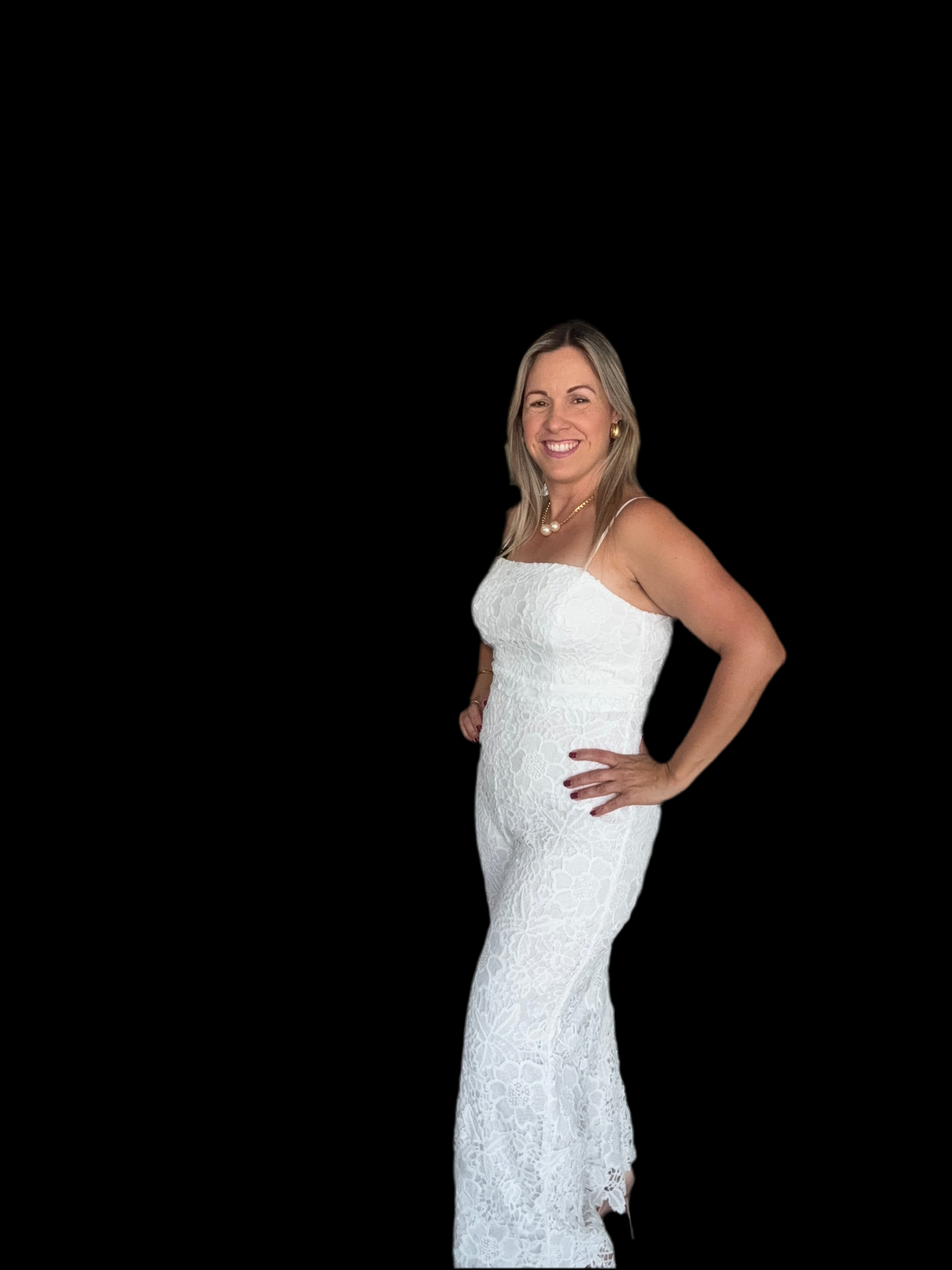 Elegant white Jumpsuit