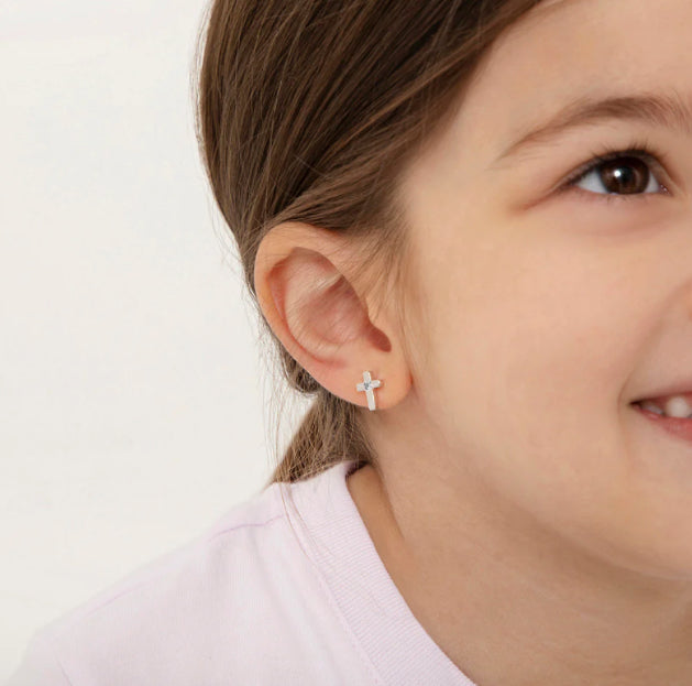 Classic Cross Earring