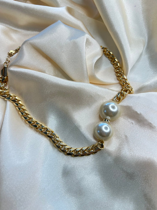 Set Perlas collar y pulsera