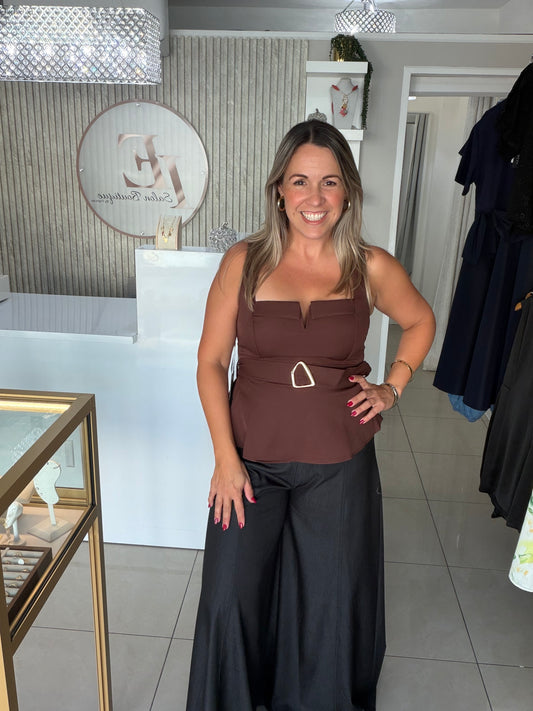 Brown top
