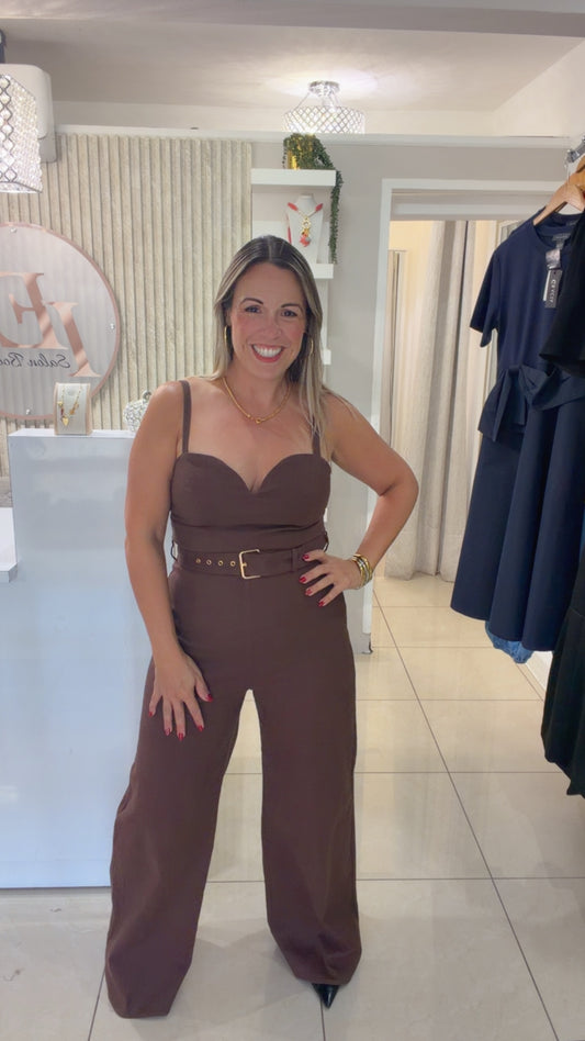 Brown Jumpsuit