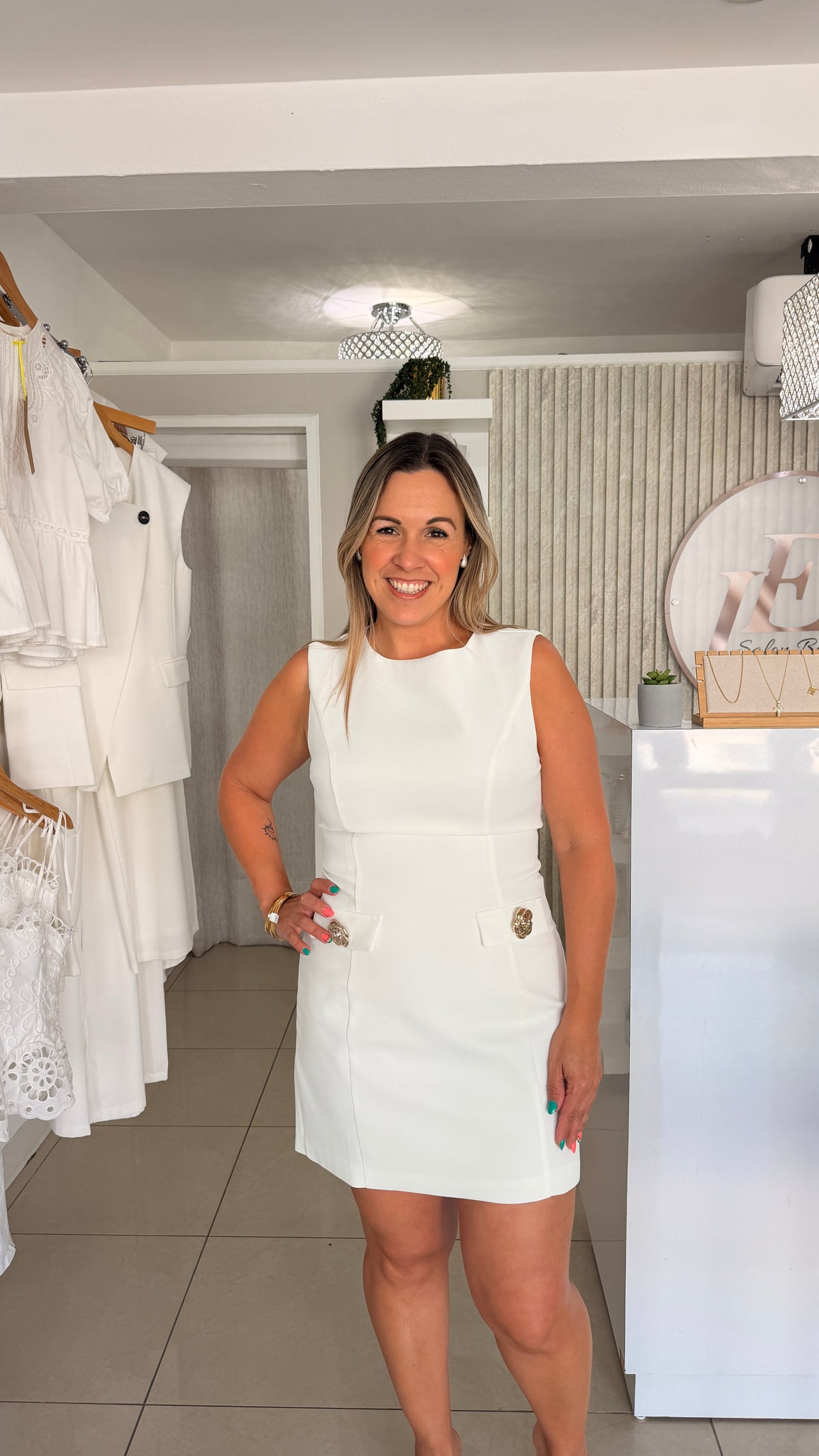White Formal Dress