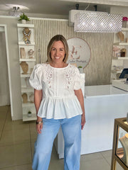 White Lina top