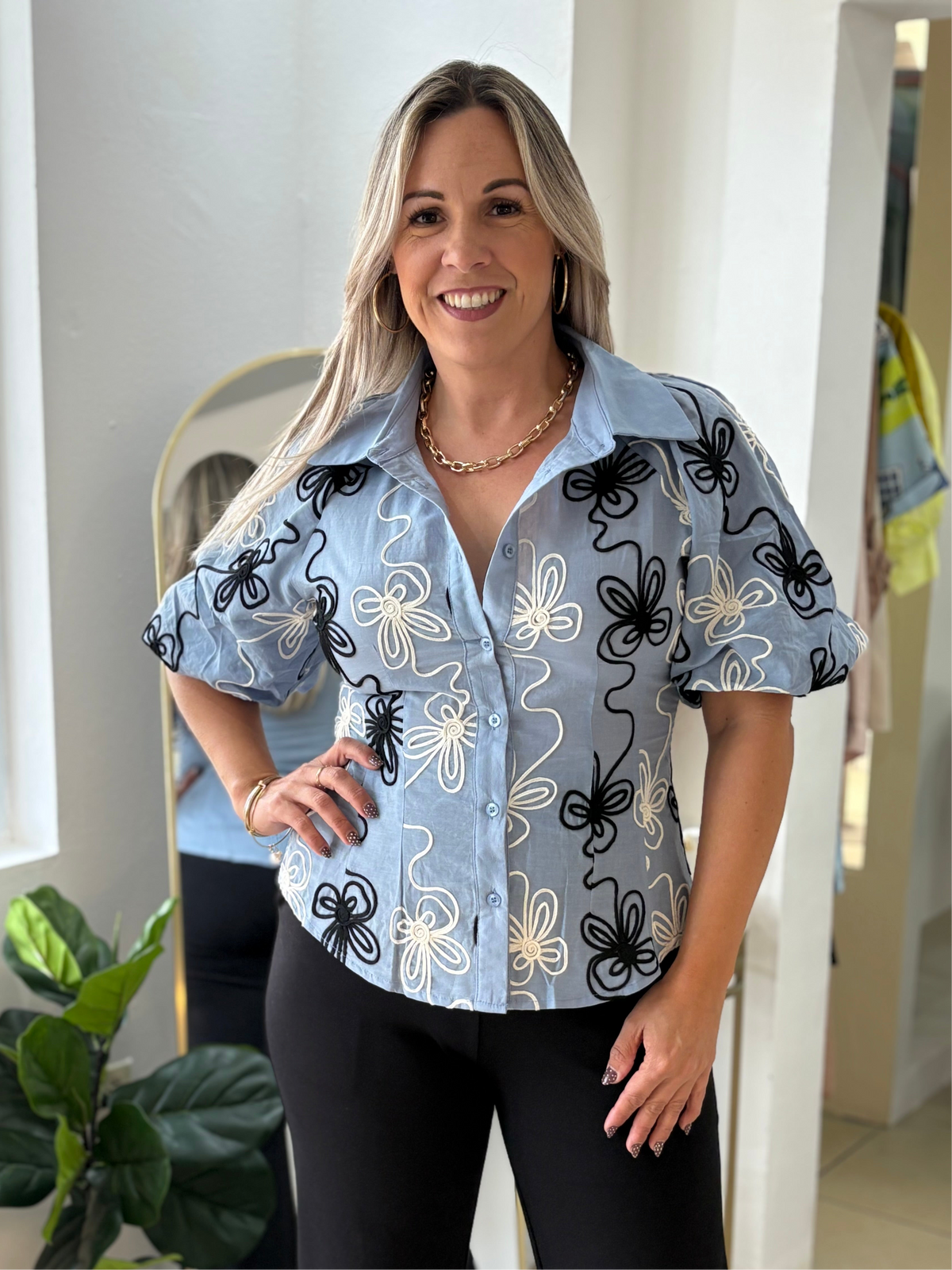 Floral Blouse Gracia