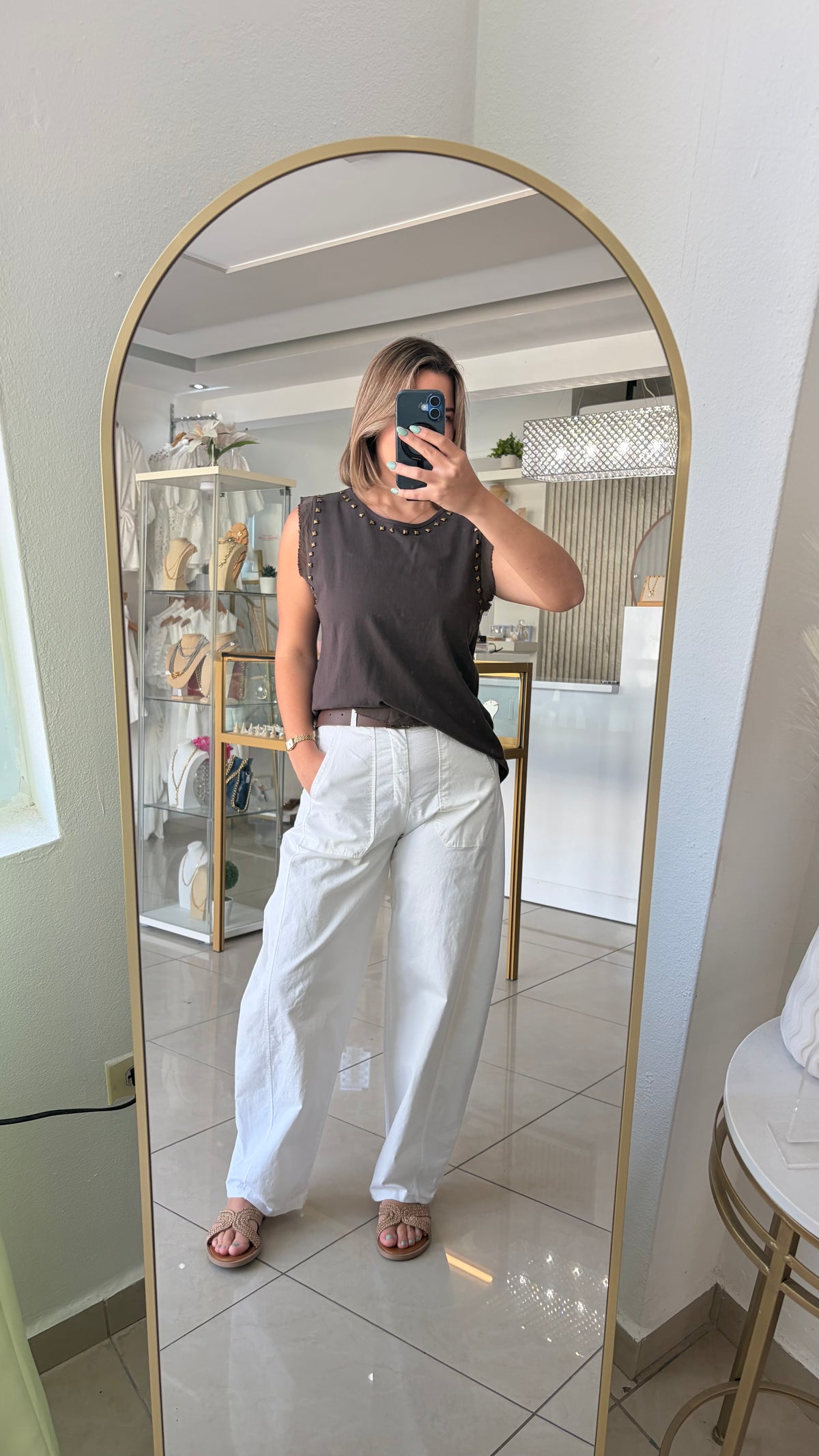 Basic brown Italy shirt