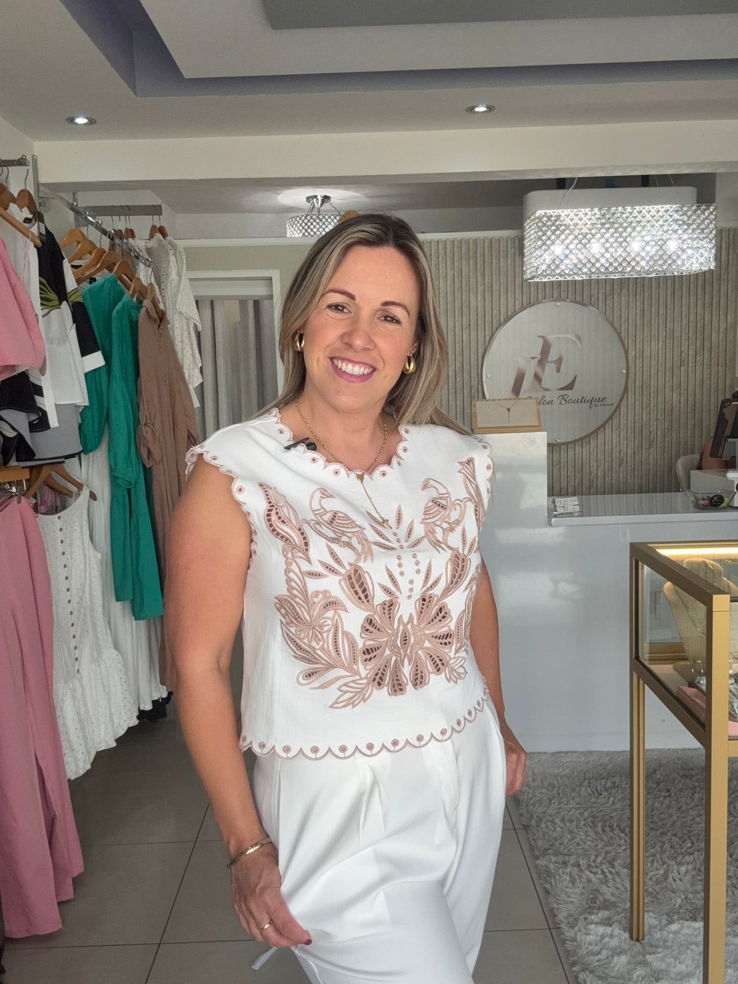 Crochet Cremy Top