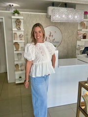 White Lina top
