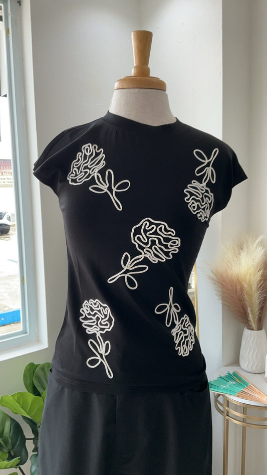 Rose Night Top