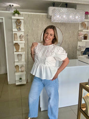 White Lina top