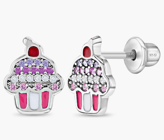 Cupcake earrings