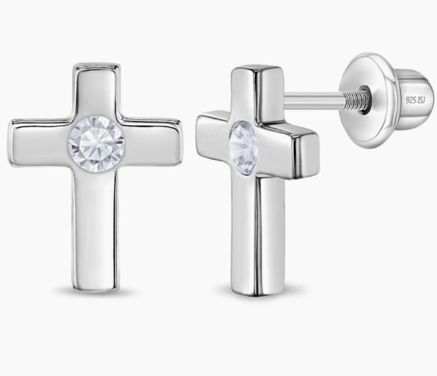 Classic Cross Earring