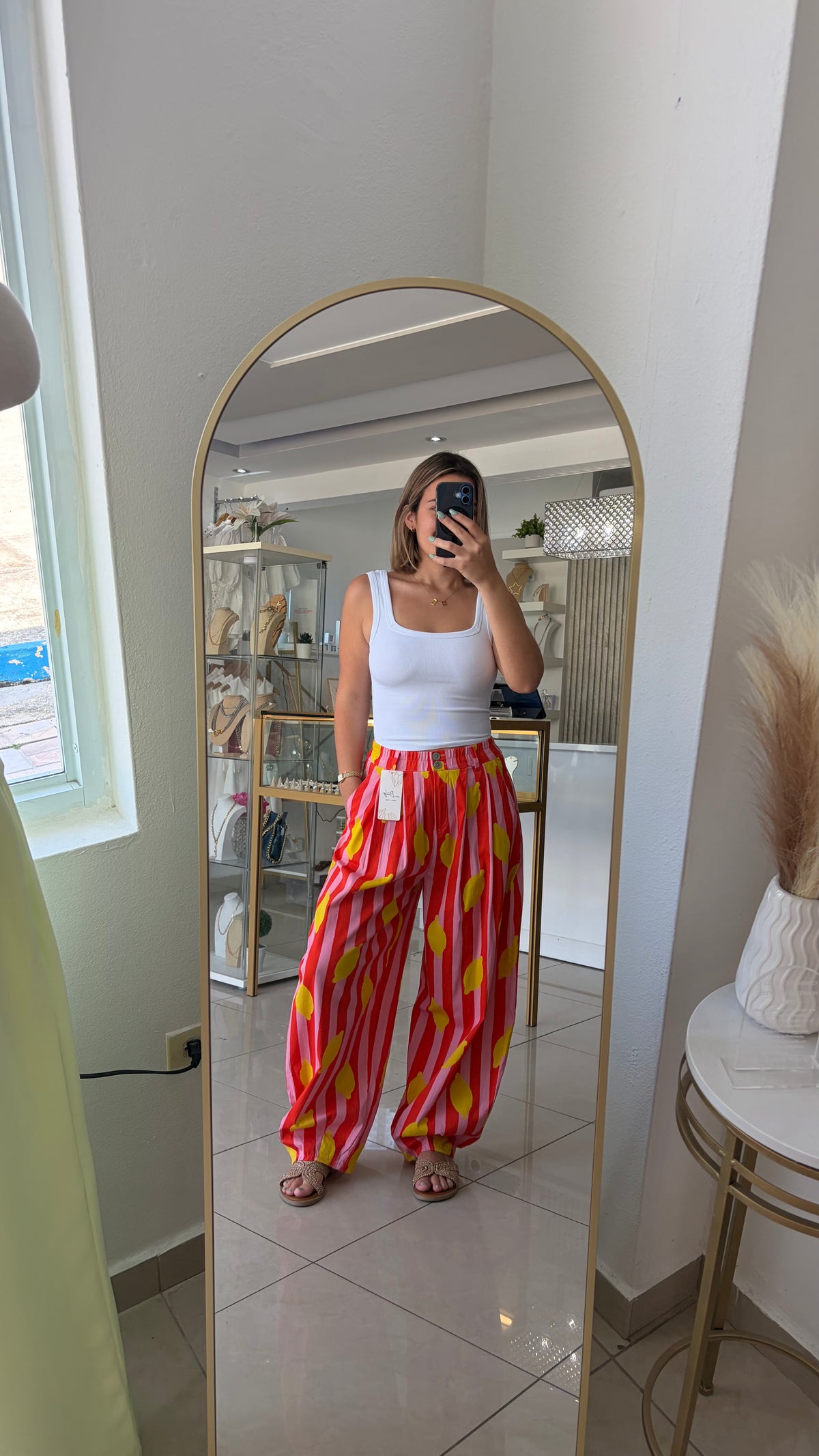 Italy lemon pants