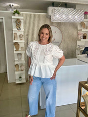White Lina top