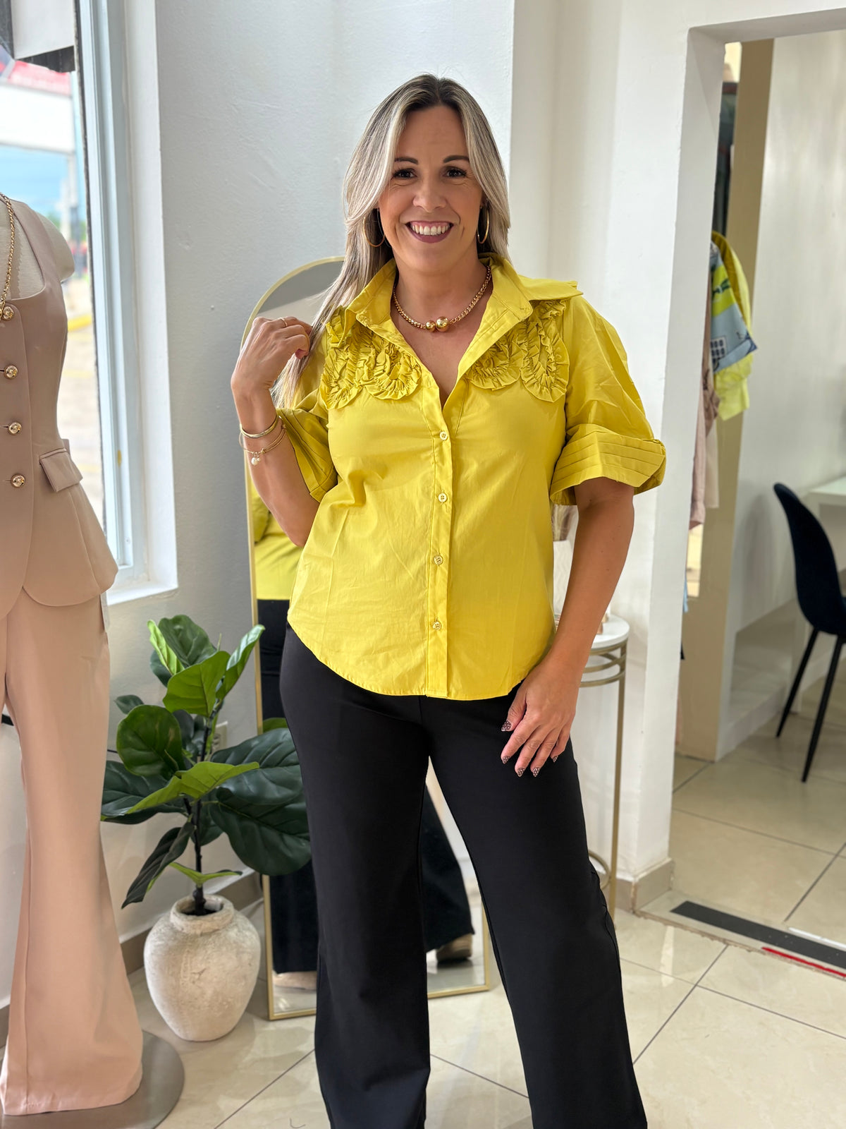 Lime Gracia Top