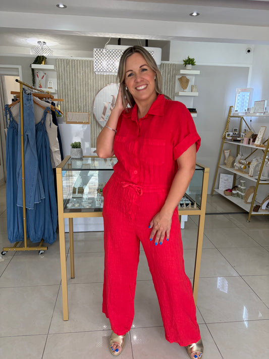 Red Jumpsuit