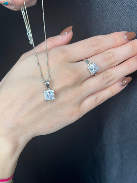 Set Sortija Diamante