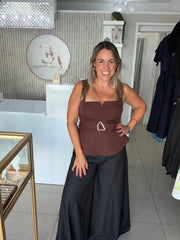 Brown top