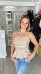 Beige top