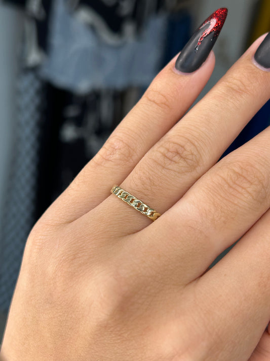 Sortija Cubana Pequeña