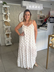 Maxi Elan Blanco + Dorado