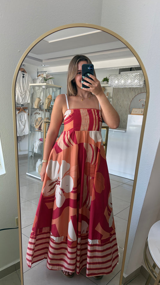 Italy maxi dress