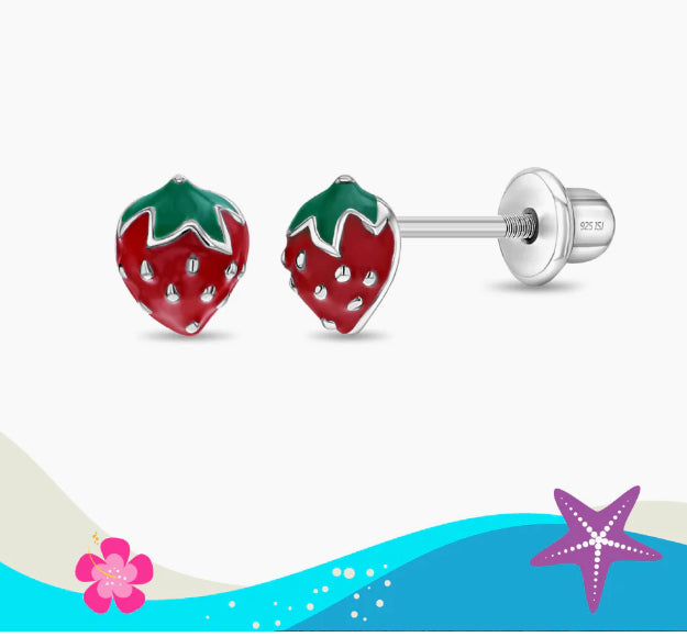 Strawberry earrings