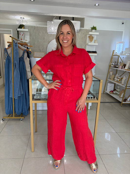 Red Jumpsuit
