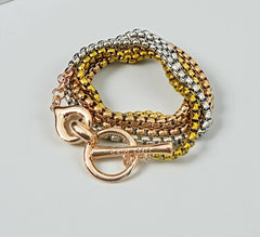 VERONA 3 TONES WRAP AROUND BRACELET