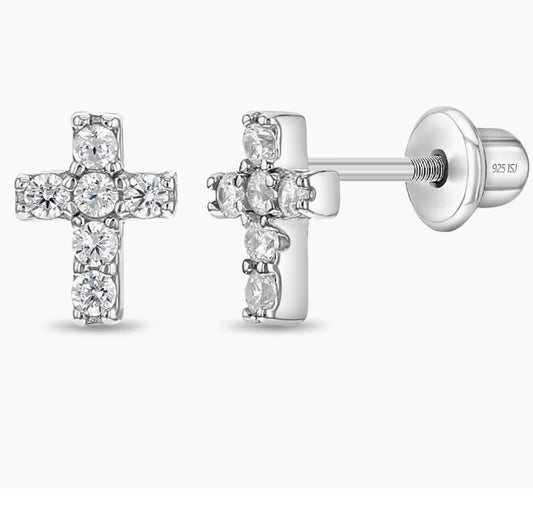 Cross shining Earrings