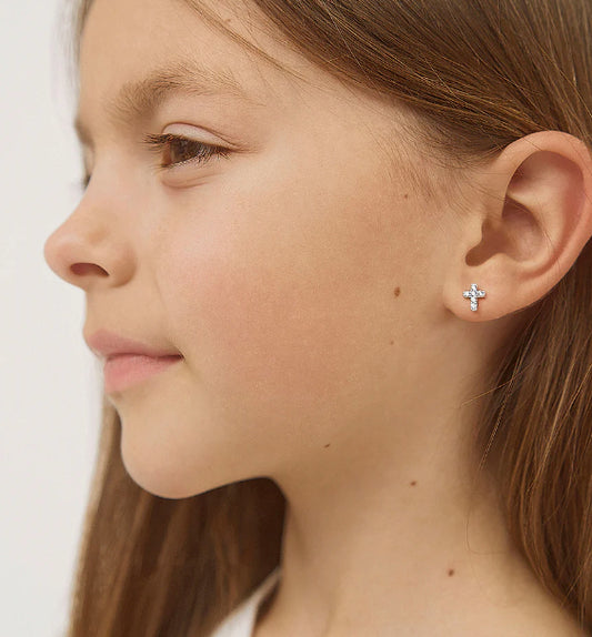 Cross shining Earrings