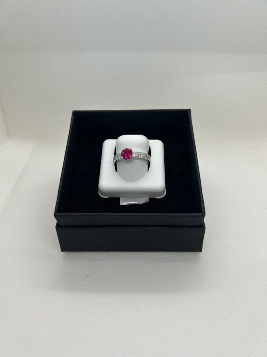 Sortija Diamante Rosa