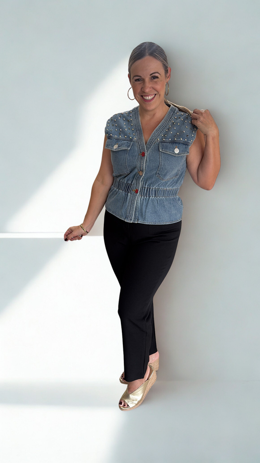 Denim Top Gracia