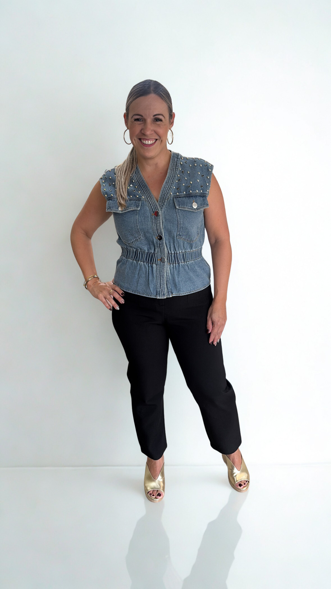 Denim Top Gracia