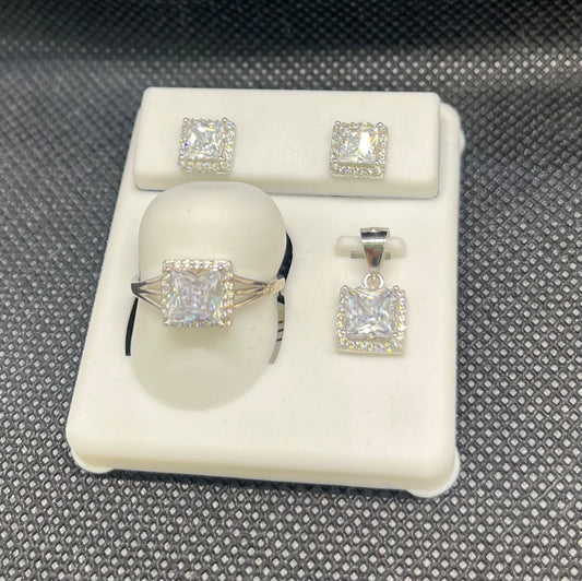 Set Sortija Diamante