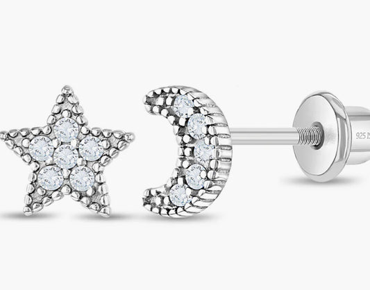 Star & Moon Earrings