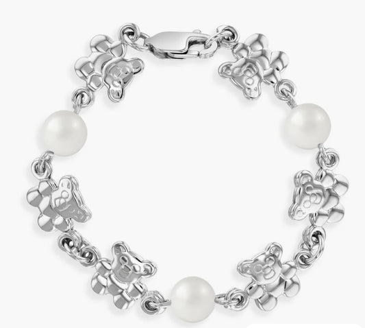 Bear & Pearl Bracelet