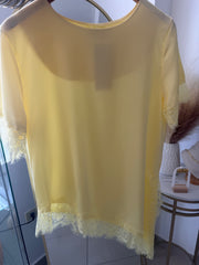 Satin Short Long Top