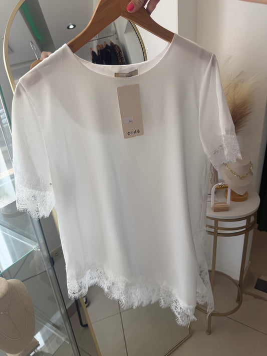 Satin Short Long Top