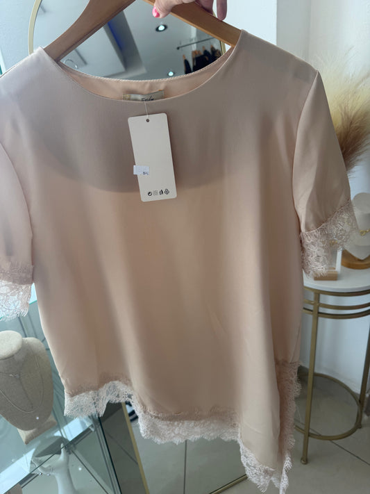 Satin Short Long Top