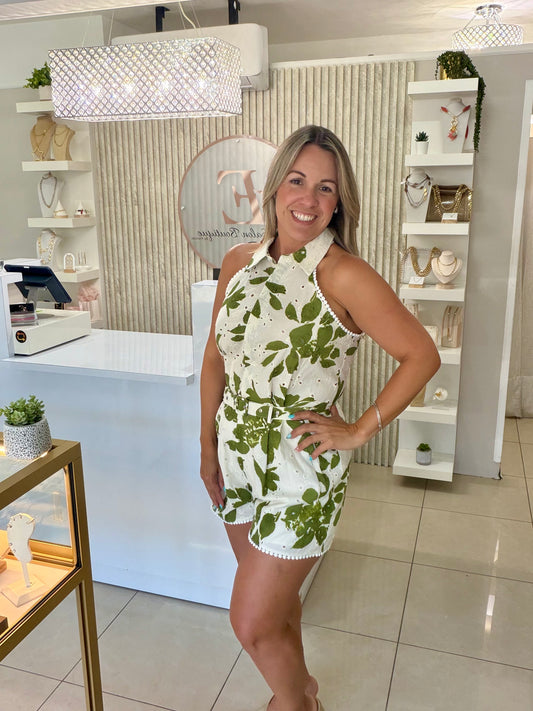 Olive Romper