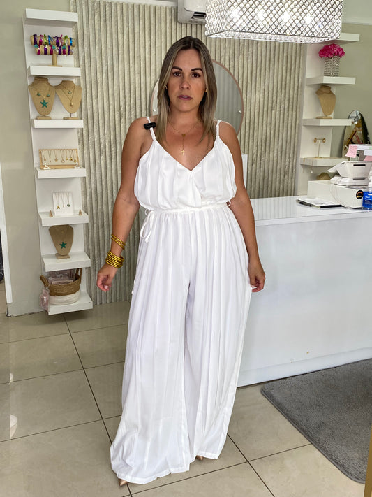 Party white jumpsuit
