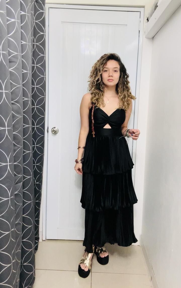 Spain Black Dress