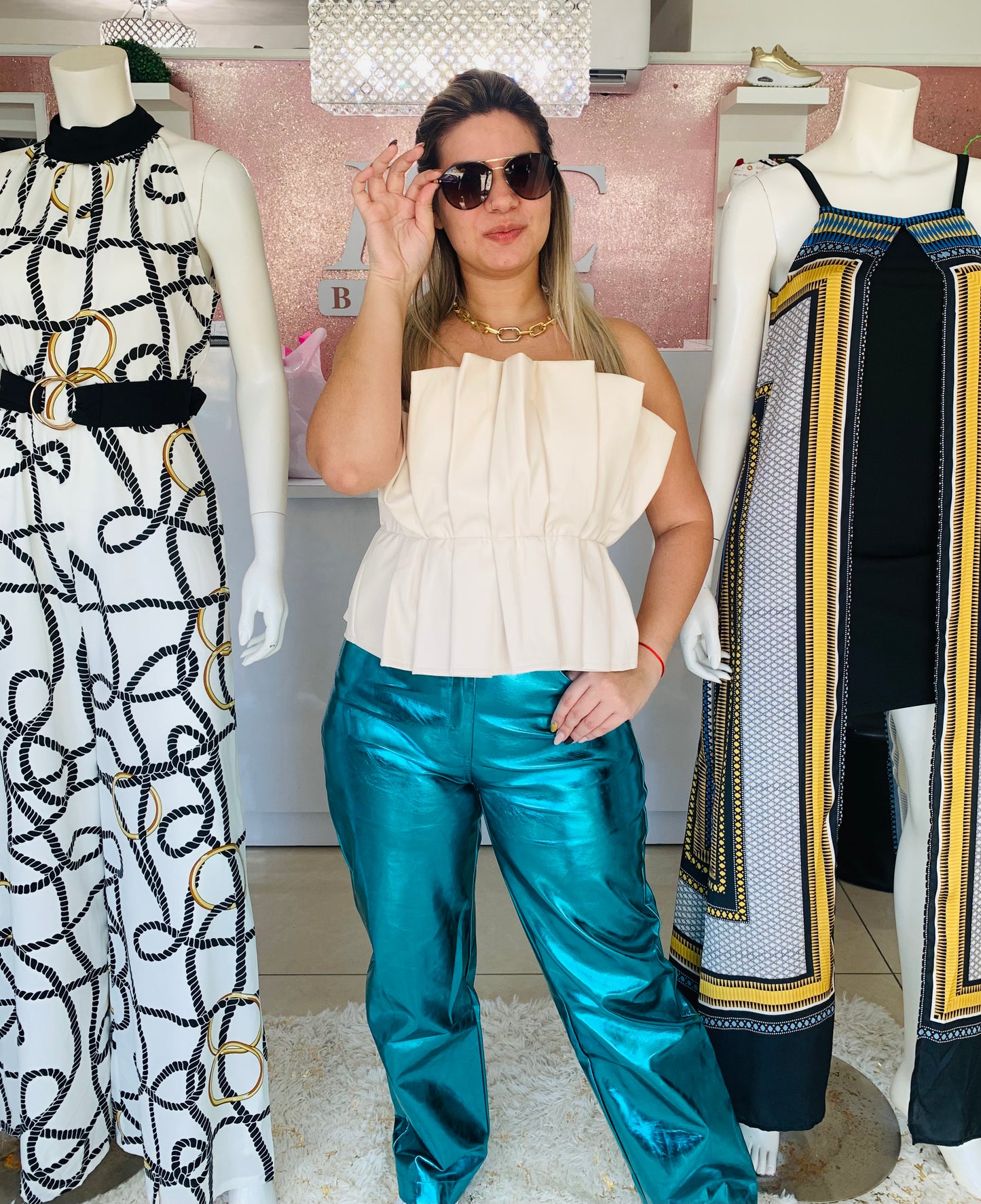 Metallic Pant